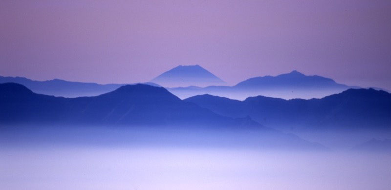 「御嶽山」の富士山