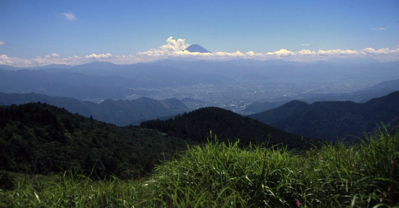 「乾徳山」の富士山