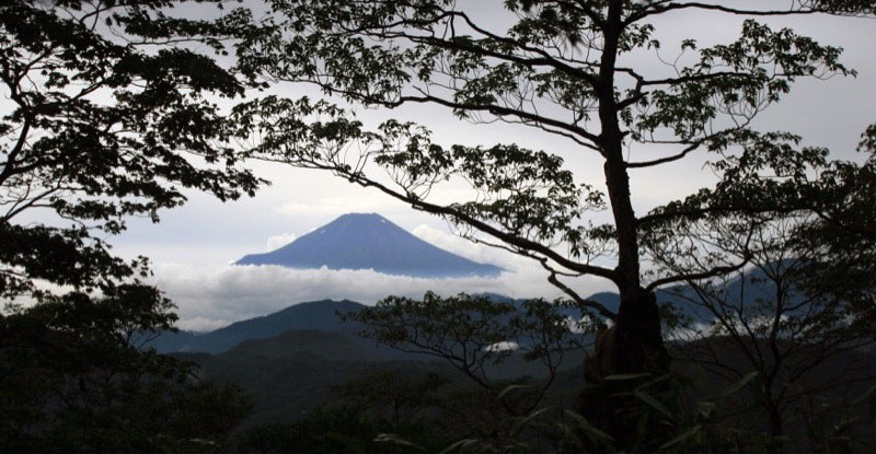 「大室山」の富士山