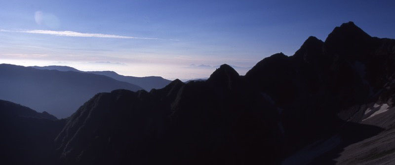 「穂高縦走」の富士山