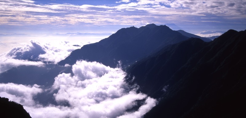 「甲斐・駒ケ岳」の富士山