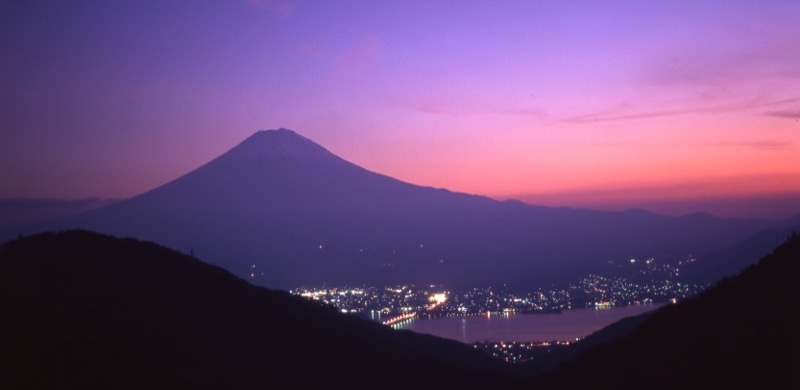「三ッ峠山」の富士山