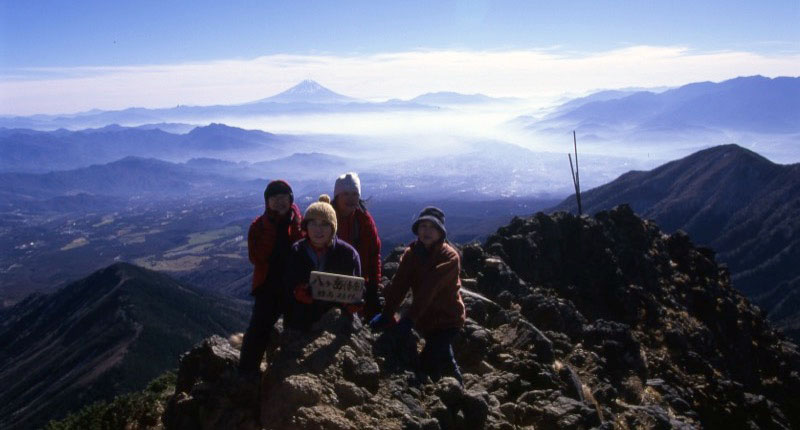 「八ヶ岳」の富士山