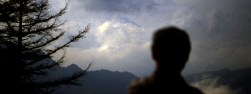 「丹沢縦走」の富士山