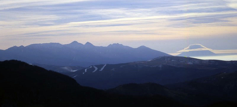 「美ヶ原」の富士山