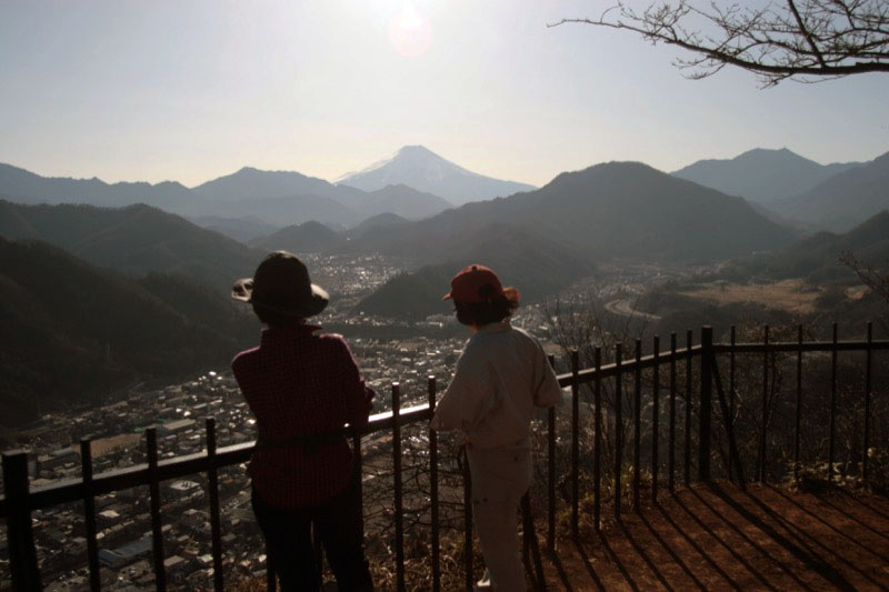 「岩殿山＋高尾山」の富士山