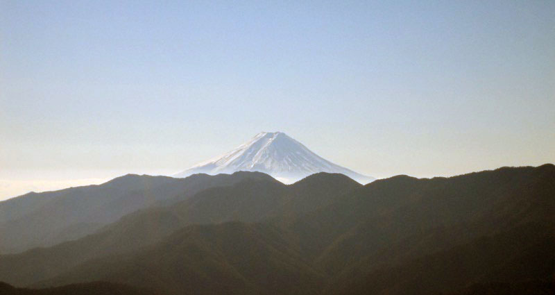 「飛龍山」の富士山